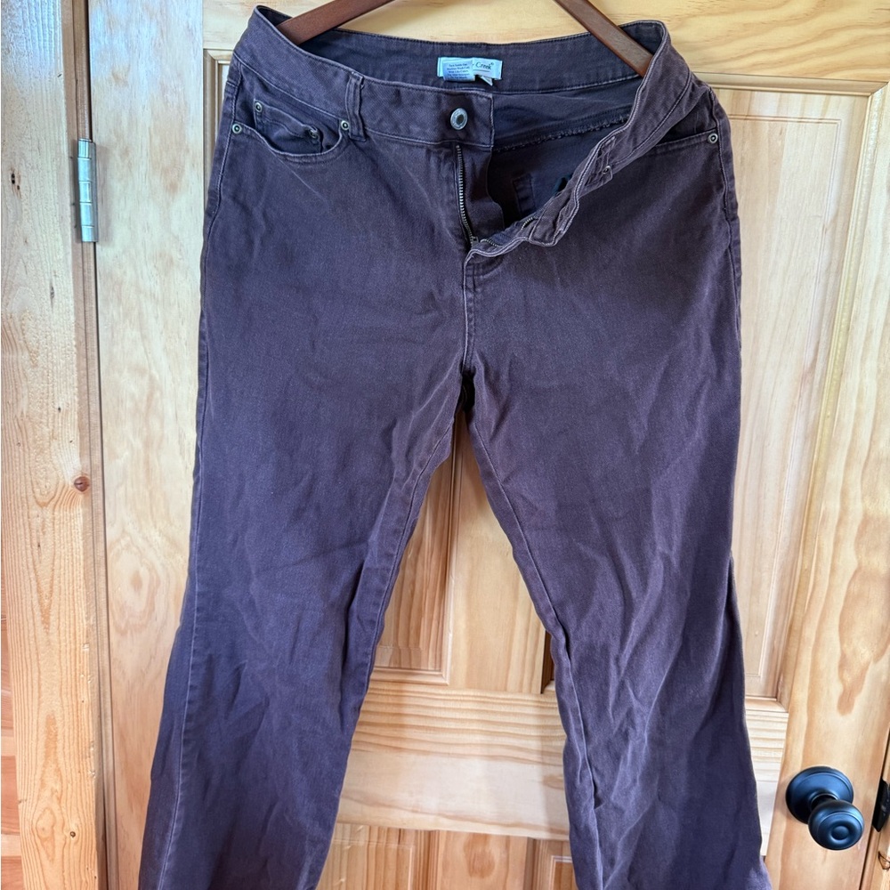 Coldwater Creek Chocolate Trousers